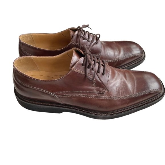 Galizio Torresi Brown Lace-tie Dress Shoes - Picture 4 of 7